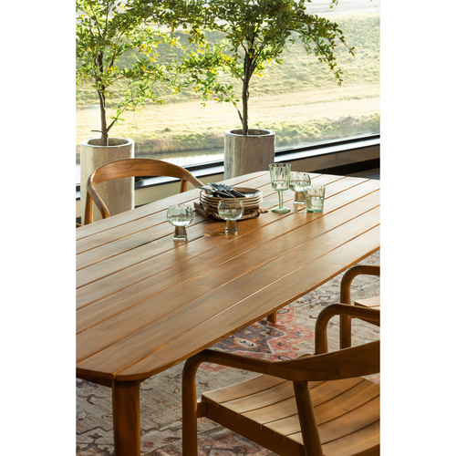 WOOOD tuintafel Kris - Acacia Hout - Naturel - 76x215x90 - vtwonen shop