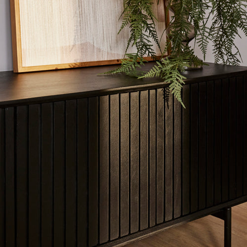 Starfurn  tv meubel Madison - zwart - 45x165x55cm