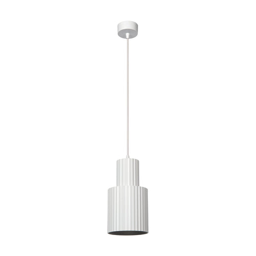 Atmooz hanglamp Osumi - wit - Ø 12 x H 25 cm - E27