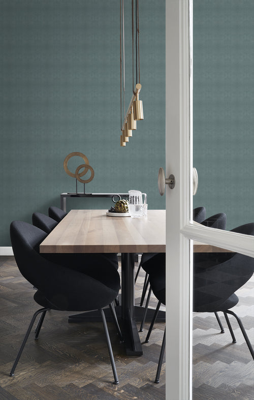 Origin Wallcoverings behang dierenhuidprint petrolblauw - 53 cm x 10,05 m - 347312 - vtwonen shop