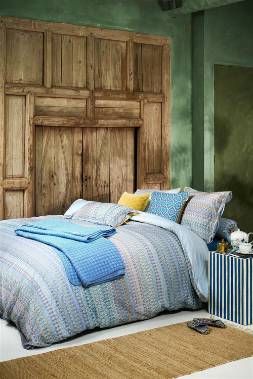 Pip Studio dekbedovertrek Ashanti - 140x200/220 cm - blauw - vtwonen shop