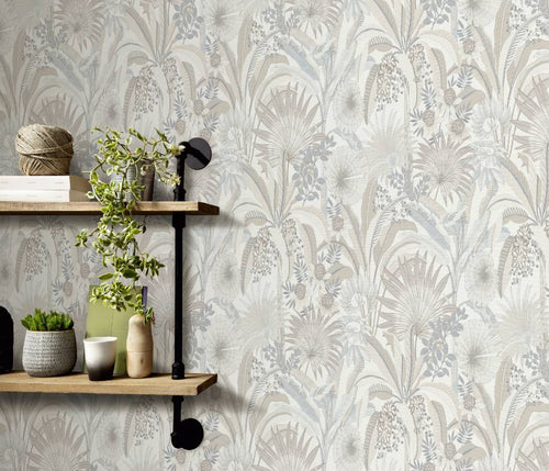 Erismann behang bladeren beige - 53 cm x 10.05 m - 661619 - vtwonen shop