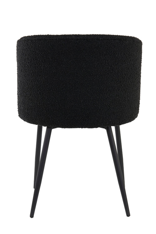 Light & Living eetkamerstoel ELYNA - 56x55x79cm - zwart - Set van 2