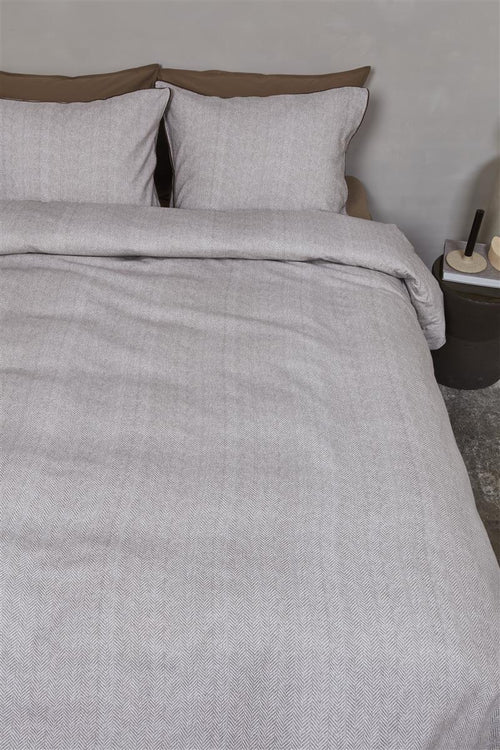 vtwonen dekbedovertrek Bolt - 240x200/220 cm - zand - vtwonen shop