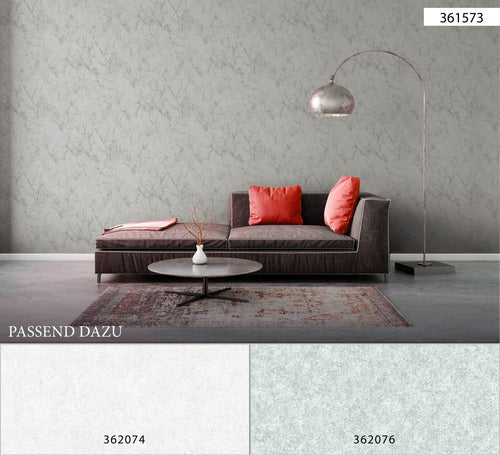 A.S. Création behang marmer gebroken wit en grijs - 53 cm x 10.05 m - AS-361573