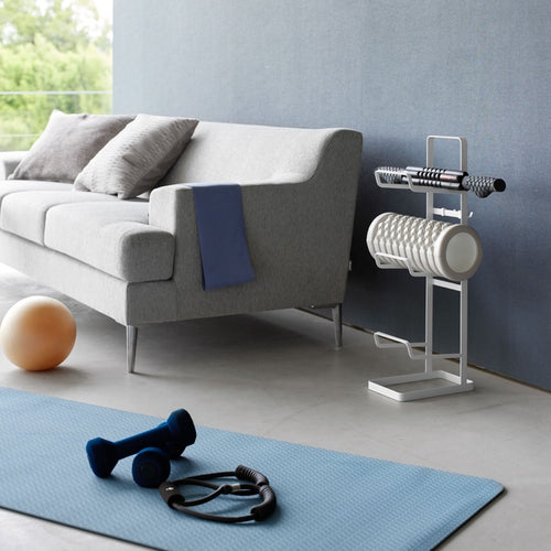 Yamazaki Opbergrek voor Fitnessapparatuur - Tower - Wit