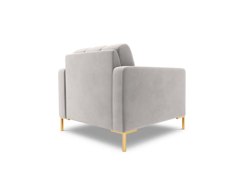 Cosmopolitan Design Fauteuil Bali flueel, geld - 96x87x75cm