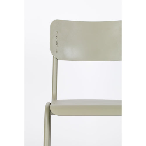 Zuiver Back To School Tuinstoel Groen - Set van 2