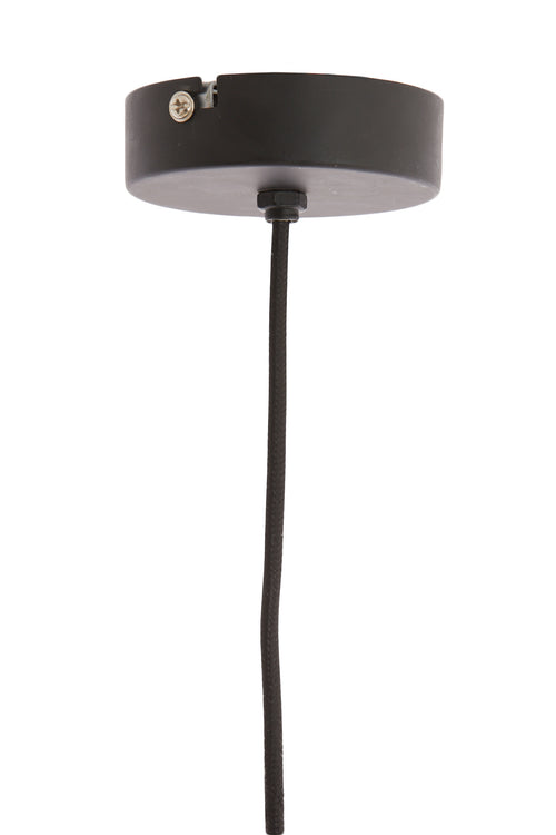 Light & Living hanglamp  - zwart - 23x23x31 cm