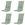 Madison tuinstoelkussen hoge rug Napels - geel - 123x50x5cm - set van 4