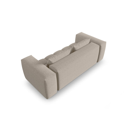 Cosmopolitan Design - Modulaire bank Verona 3-zits, structurele stof zand - 85x200x70cm