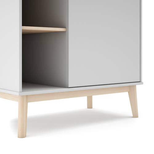 Calicosy - SIMON Garderobe - Wit - 90x52x181 cm