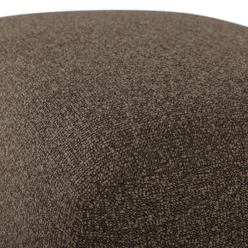 WOOOD poef Mojo Base - Bouclé - Bruin Melange - 45x84x64