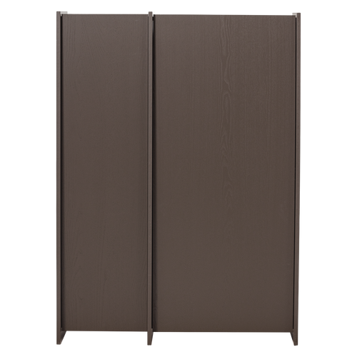 WOOOD 2-deurs kast Brock - Essen Fineer - Middenbruin - 140x102x44