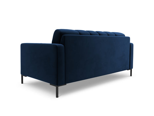 Cosmopolitan Design Bank Bali 2-zits, flueel, koningsblauw - 96x152x75cm