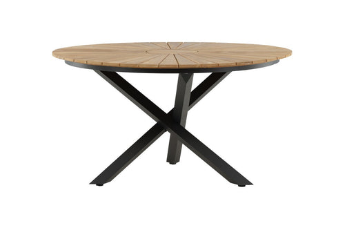 Rebellenclub Ronde Tuintafel Tonga - ¿140 cm - Zwart - vtwonen shop