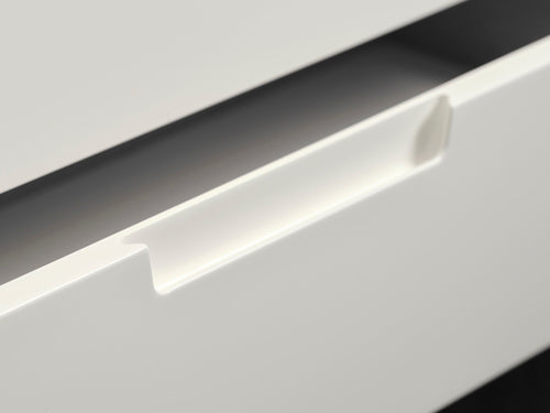 Rebellenclub Dressoir Lorne - Wit met Eiken Blad en Poten - vtwonen shop