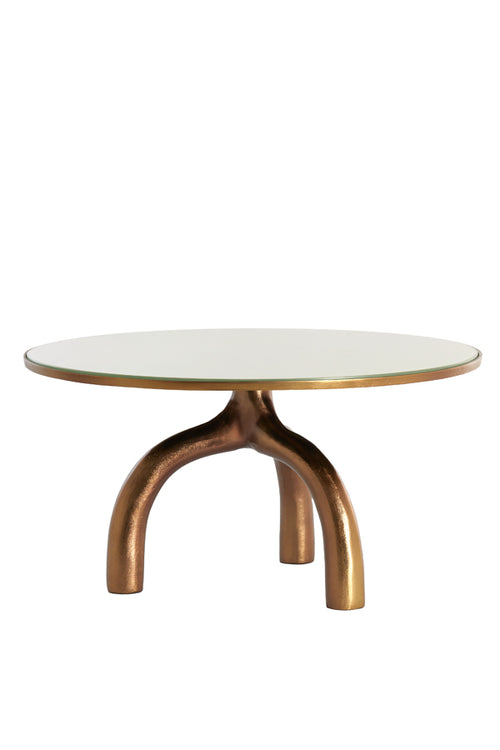 Light & Living salontafel MELLO - Ø76x40cm - bruin
