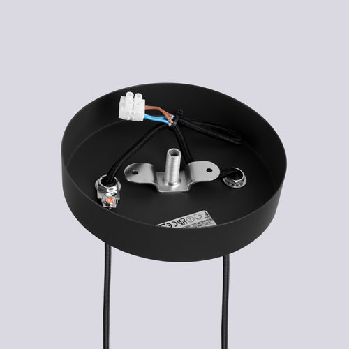 Sollux Lighting Hanglamp HALO 2P zwart - 15x15x120cm