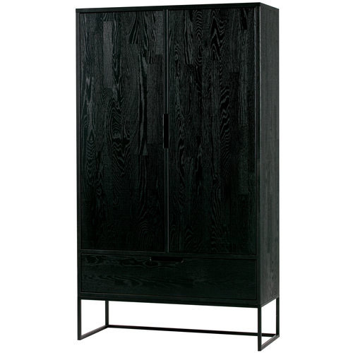 WOOOD 2-deurs kast Silas - Essen - Blacknight - 149x85x35 - vtwonen shop