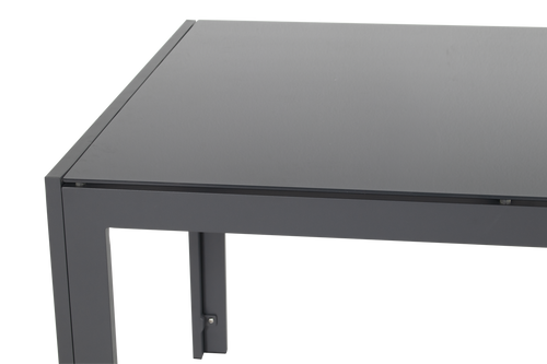 Hartman Tuintafel Palermo - Antraciet Glas/Aluminium - 160x90x73cm - vtwonen shop