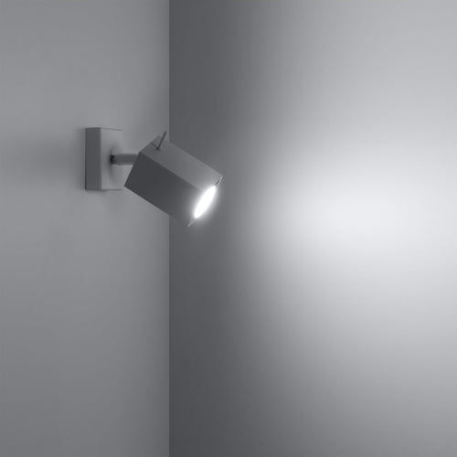 Sollux Lighting Wandlamp MERIDA wit - 8x16x8cm