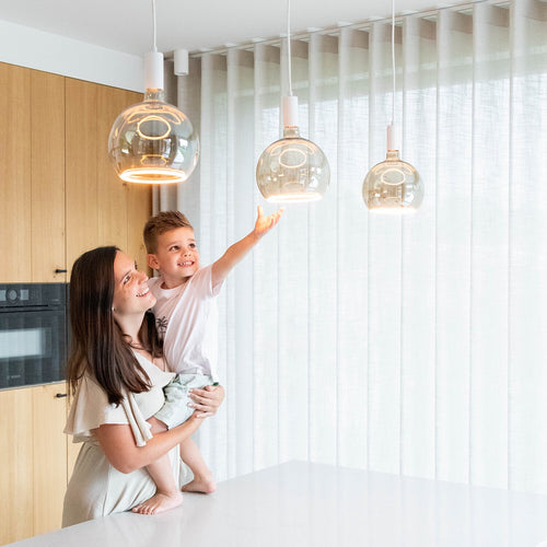 Atmooz hanglamp Freely voor railverlichting - wit - Ø 4 x H 140 cm - E27