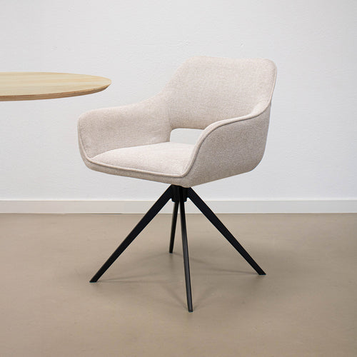 Kick draaistoel Miyo - Champagne