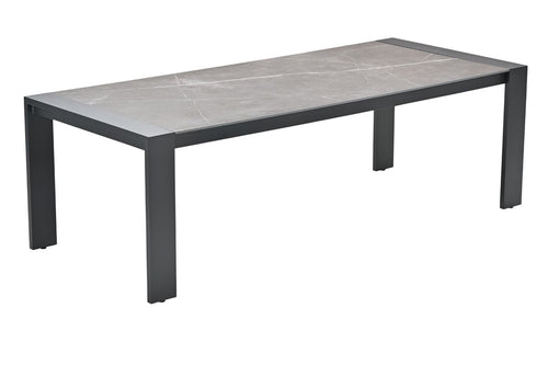 Austin tafel - 240x100 cm - carbon black - Centostone sicilian grey - vtwonen shop