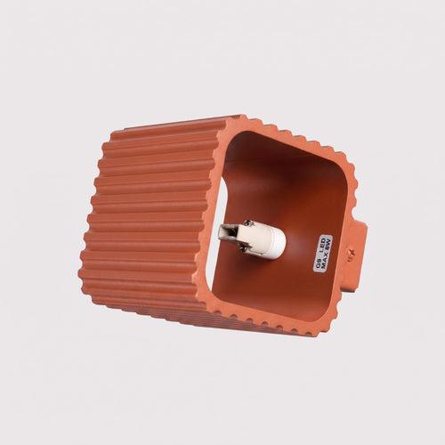 Sollux Lighting Wandlamp RIFF rode oker G9 - 10x12x10cm