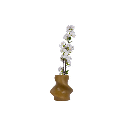 Present Time vaas Paris Twisted - groen - Ø10cm