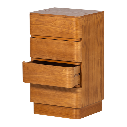 WOOOD ladekast/nachtkastje Fejo - MDF - Bruin - 70x40x34