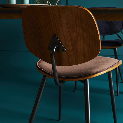 Signature - OLYMPIA Set van 2 Eetkamerstoelen - 76,5x46x76,5 cm