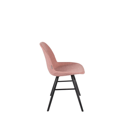 Zuiver Albert Kuip Soft Eetkamerstoelen Roze - Set van 2 - vtwonen shop