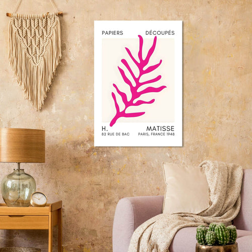 Artfulprints  Matisse – Ocean flora pink   poster 50x70 cm - vtwonen shop