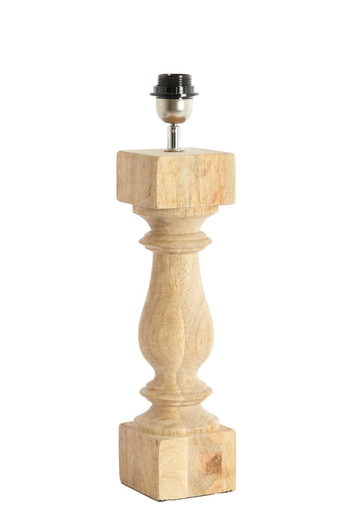 Light & Living lampvoet  - bruin - 10x10x47 cm