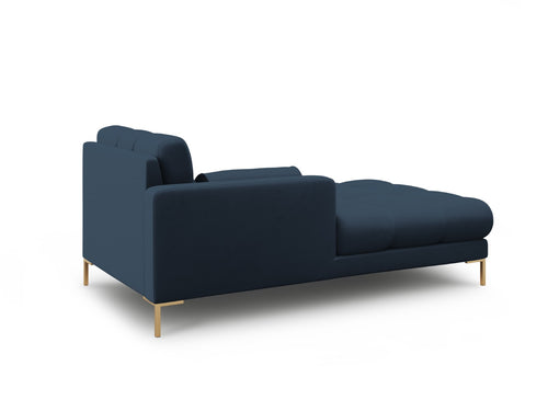 Cosmopolitan Design linker meridiaan Bali structurele stof, blauw - 185x102x75cm