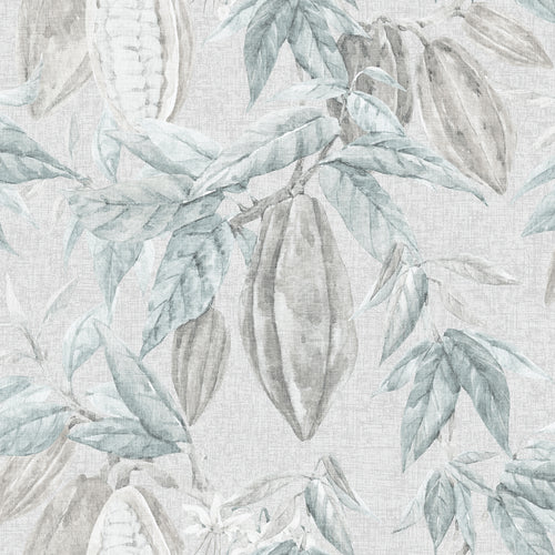 Sanders & Sanders behang bladeren vergrijsd blauw - 53 cm x 10 m - 640218 - vtwonen shop