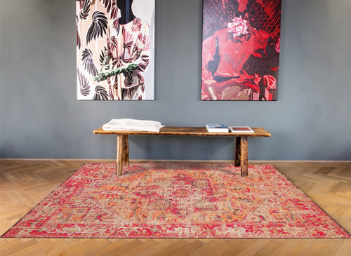 Antiquarian vloerkleed 9299 Orange Sanguine - Rood - 200 x 280 cm