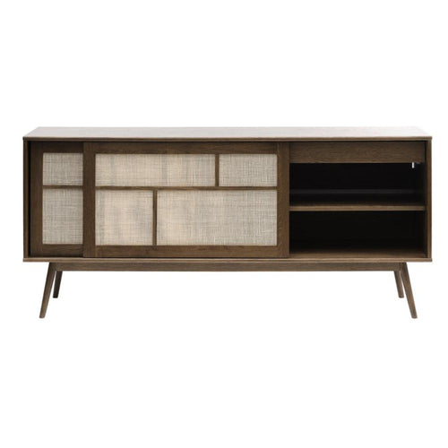 Olivine Boas houten sideboard gerookt eiken - 180 x 45 cm - vtwonen shop