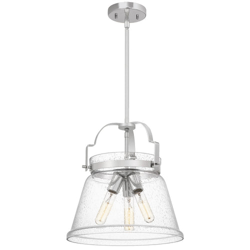 Elstead Quoizel Wimberley Koepel Hanglamp Plafondlamp Gepolijst Chroom