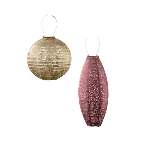 Lumiz solar lampion - primula set - 2 stuks - vtwonen shop