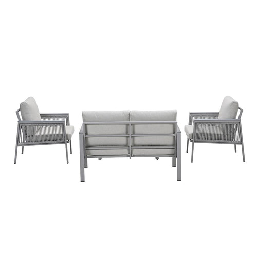 Garden Impressions Loungeset Kreta 4-delig - taupe