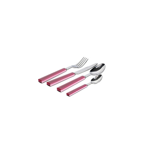 Ona - Bestekset 16-delig raspberry pink Poppy