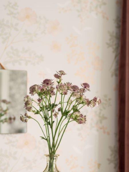 Borastapeter behang bloemen beige - 53 cm x 10.05 m - 660436 - vtwonen shop