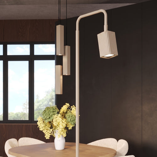 Sollux Lighting Hanglamp RAYO 3P taupe - 20x20x108cm
