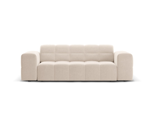 Cosmopolitan Design Bank Chicago 2-zits, chenille beige - 102x178x78cm