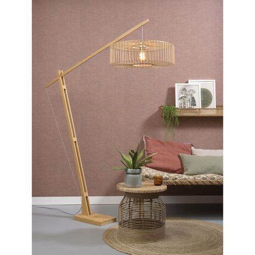 GOOD&MOJO vloerlamp Bromo - bruin - Ø60cm - vtwonen shop