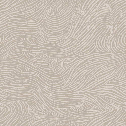 ESTAhome behang 3d golvende lijnen taupe - 53 cm x 10.05 m - 139661