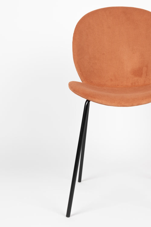 Zuiver Bonnet Eetkamerstoelen Terracotta Bruin - Set van 2 - vtwonen shop